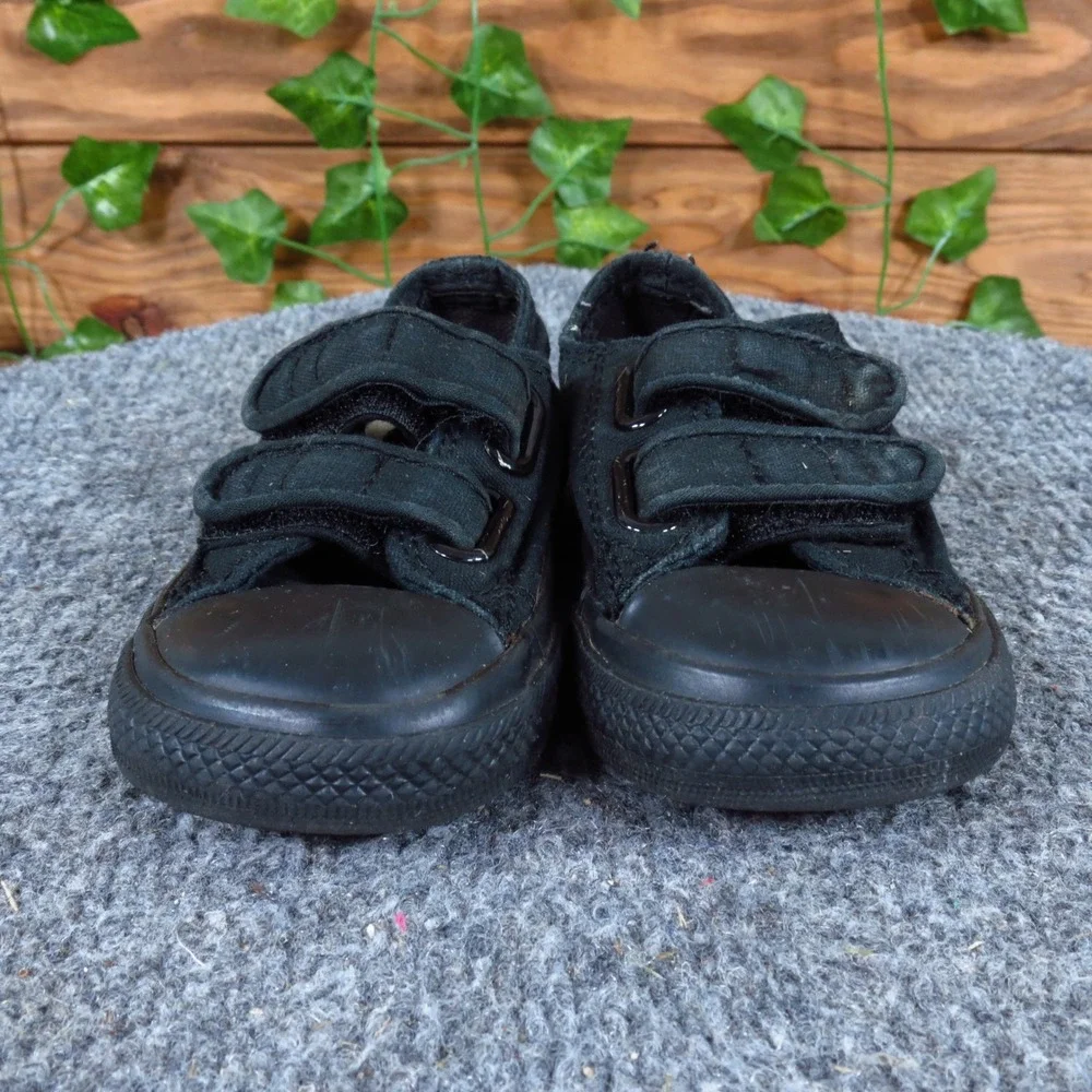 Converse CT 2 Strap Ox Infants Sneakers Size 5 Toddler Walking Shoes Black